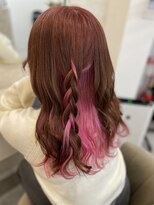 ラビス クローバー(Lovis clover)&nbsp;《RIN》ピンクブラウン×ビビットピンク