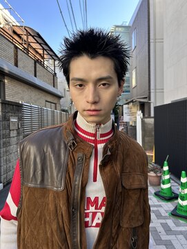 ヒュージ 表参道(huge) スパイキーショート/メンズ/メンズカット/ダウンパーマ/眉毛