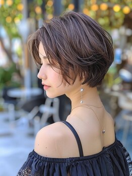 レターズ(Letters)の写真/ナチュラルなグレイカラーはLettersにお任せ☆お肌になじむカラーでお白髪をカバーしていきます。