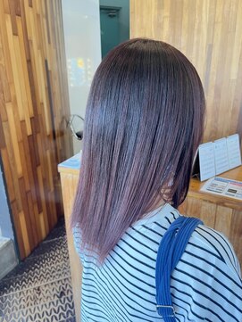 ヘアラウンジ アングゥ(hair lounge ungu) ピンクパープル