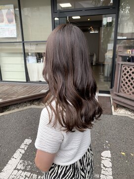 アヴァンス 北花田店(AVANCE) 【#ダークチョコレートブラウン】×艶カラー×艶ロング