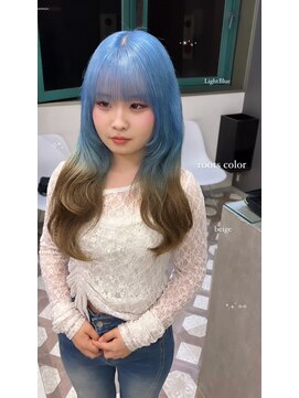ジルバイジゼル(JILL by GiseL) Lightblue  roots color