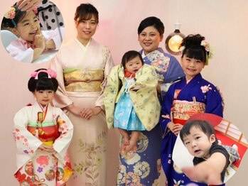 ハナココ 水戸店(hana Coco)の写真/【レンタルお着物有◎】いつもと違う装いで、大切な日を彩りませんか？お子様のお祝いや習い事にも♪