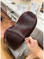 アボックス(abox)&nbsp;ブリーチなし/カシス/ワインレッド/ピンク/髪質改善/U24/学割