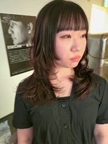マカロニコースト(macaroni coast) 姫カット×レイヤー 暖色カラー レイヤーカット