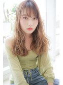 【MOCO hair natural琴似】愛され波ウェーブロング