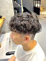 エリマ 調布(elima) 調布メンズ刈り上げマッシュ波巻きスパイラルパーマ強め30代