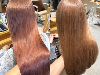 ブリーチ/ダブルカラー/ハイライト LOVEST by frace well　【12月1日OPEN（予定）】の写真/最高の手触りと持ちを実現◇カラーが映える艶髪へ［四日市/ブリーチ/ダブルカラー/インナーカラー]