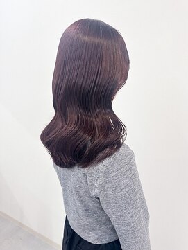 【ビフォーアフターあり】透明感バイオレットブラウン