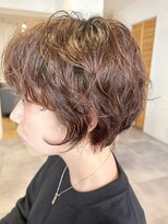 スナオ(sunao)&nbsp;ショートボブ×ニュアンスパーマ