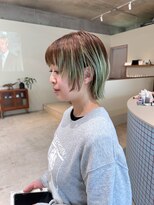 カケ(kake)&nbsp;ブリーチ卒業ルーツカラー × ボブレイヤー