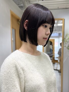 クル(k u r u) ミニボブ　ダークブラウン