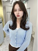 大人カワイイレイヤーカット/透明感フォギーグレージュ