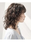 原宿レイヤーカットスパイラルパーマ顔周りカット外国人風パーマ