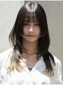 ♪ 姫カットハイレイヤーウルフロングミディアムハッシュカット
