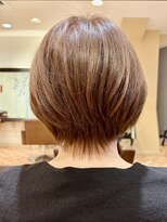 アイニ 河内小阪店(aini) 白髪染め/白髪ぼかしハイライト/ショート/ショートボブ30,40,50