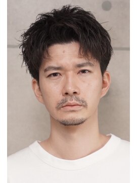 トラスト ザ バーバー 東京駅八重洲店(TRUST the Barber) アップバングショート/メンズヘア