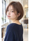 レイヤーボブ髪型20代30代40代50代前髪あり前髪なし面長丸顔越谷