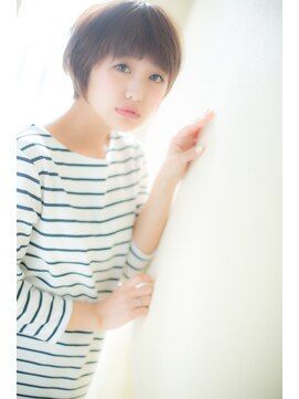 モッズ ヘア 福岡姪浜店(mod's hair) Happy ラフショート♪眉見せでCuteに♪b