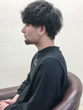 アンルポン(un.le.pont) [m]アッシュフェザーマッシュショートレイヤーソフトツーブロ