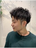 MITSU】ワイルドアップバング×ツーブロック×ショートレイヤー