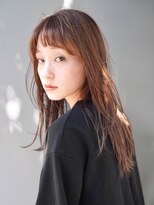 ブルートマト(BLUE TOMATO)&nbsp;シアーベージュの外ハネミディアム