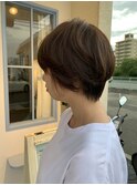 美シルエット☆耳掛けハンサムショート