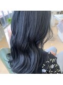 韓国風ブルーブラックカラー