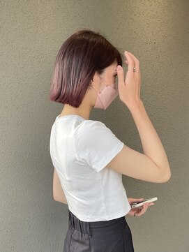 リアン(Lien) 暖色カラー×切りっぱなしボブ