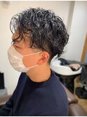オトナパーマ×ツーブロック
