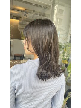 ヘアサロン ビータ(Hair salon BITA) ◎セミロング×オリーブグレージュ