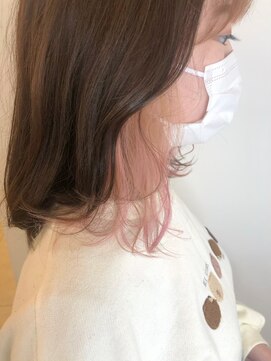 ゲーム 吉祥寺店(GAME) ブリーチインナーカラーイエローカラー前髪カットトリートメント