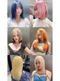 ヘア(HAIR) ハイトーン、デザインカラーの色落ち綺麗な派手髪得意です！