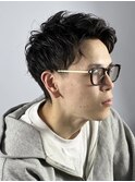 メンズショート×ツーブロックパーマ