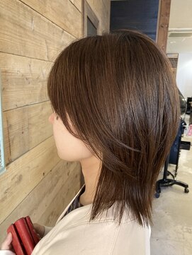 アミュレット バイ サファリ 西荻窪(AMULETTE BY SAFARI) 《お客様スタイル16》レイヤーボブ