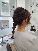 最近人気の【編みおろし】がふんわり可愛い♪