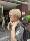 ハイトーン×ハンサムショート