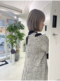 人気order＊大人ベージュ×切りっぱなしボブ　担当" non "