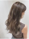 ハイライト×アッシュブラウン