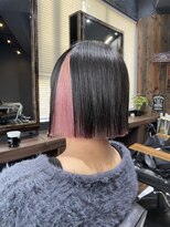 ヘアサロン ドット トウキョウ カラー 町田店(hair salon dot. tokyo color) ホワイトブロンド/外ハネボブ/ブルーブラック/ワイドバング/町田