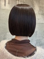 ミルヘアデザイン(mil hair design) ボブ　ミルクティーベージュ　艶髪　髪質改善カラー　ショート