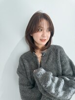 ヘルシー韓国レイヤー 似合わせ顔周りカット顔まわりレイヤー