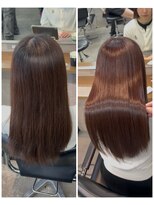 ジーナ 池袋(Zina)&nbsp;縮毛矯正Before/After