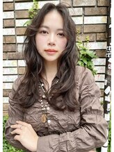 ノース イースト 高円寺店(north east) セミロングレイヤー/ダークブラウン