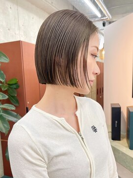 ノエ(noe) ホワイトグレージュ/デジタルパーマ/チェリーブラウン/栄r137