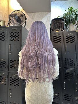 ヴァイス 渋谷店(VAICE) ホワイトラベンダー/ケアブリーチ/ロング