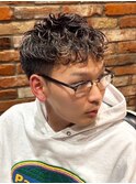 ショートマッシュパーマ