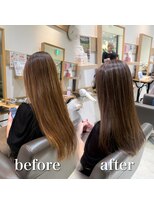 ミラバイケンジ 藤沢(Mira by KENJE)&nbsp;白髪ぼかし細めハイライト30代40代50代【藤沢　藤沢駅】