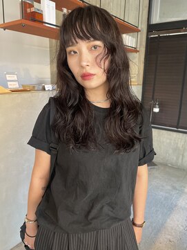 エニイ(ANY) デザインカラー/オリーブベージュ/ウエットヘア【千葉/パーマ】