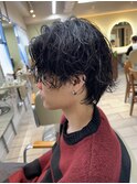 横浜★ツイストスパイラルパーマウルフ
